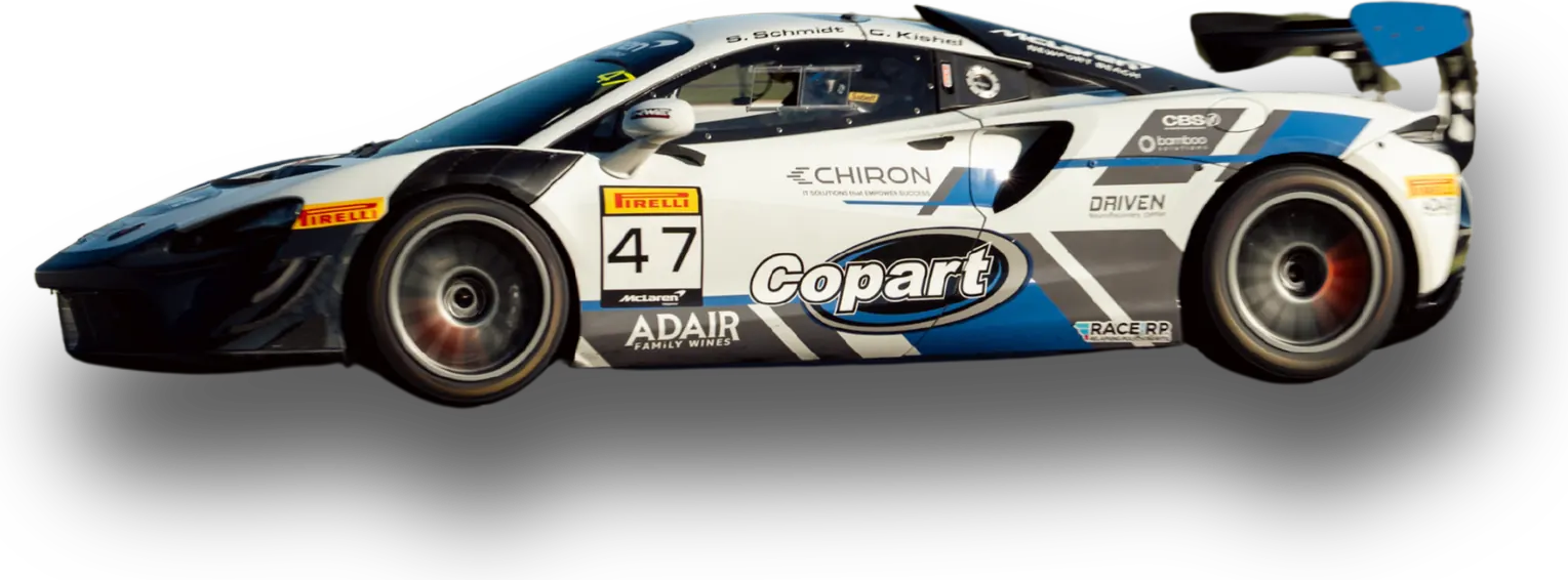 The #47 McLaren Artura Trophy EVO in race livery